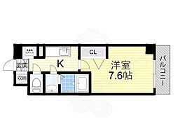 リアライズ門真本町 1Kの間取図画像