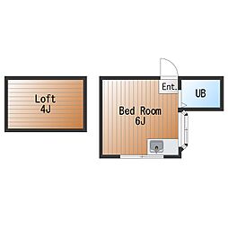グリーンコーポパート1 ワンルームの間取図画像
