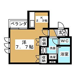 間取図画像 ワンルーム