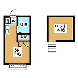 エルパティオ ワンルームの間取図画像