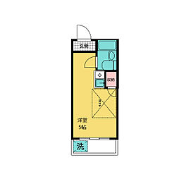 スターシェモア笹塚 ワンルームの間取図画像