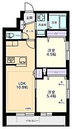Maison de BANZAIII 2LDKの間取図画像