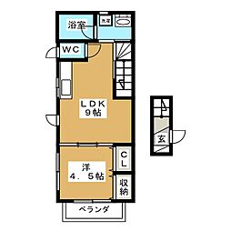 間取図画像 1LDK