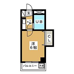 イル・ド・クールトドロキ 1Kの間取図画像