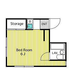 ドゥエルさかえ ワンルームの間取図画像