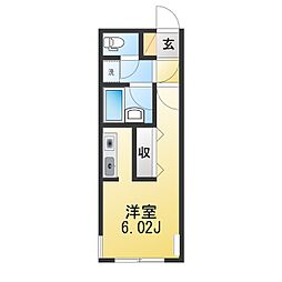 プライムアーバン学芸大学 1Kの間取図画像