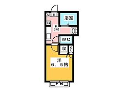 JR京浜東北・根岸線 大森駅 徒歩15分の賃貸アパート 1階1Kの間取り