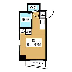 S・Kビル ワンルームの間取図画像