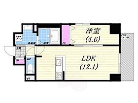 大阪府大阪市天王寺区上汐５丁目（賃貸マンション1LDK・5階・40.06㎡） その2