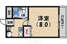 兵庫県西宮市今津水波町1番7号（賃貸マンション1K・3階・21.80㎡） その2