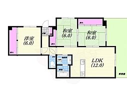 間取図画像 3LDK