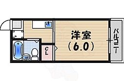 ジュンヌ・ヴィラージュ 1Kの間取図画像