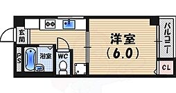 夙川・井上ビル 1Kの間取図画像
