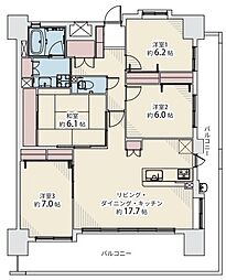 エバーライフ博多南弐番館 4LDKの間取図画像