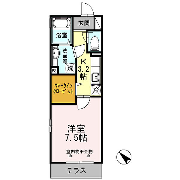エヌ ヴィレッジ 205｜東京都北区浮間3丁目(賃貸アパート1K・2階・29.44㎡)の写真 その2