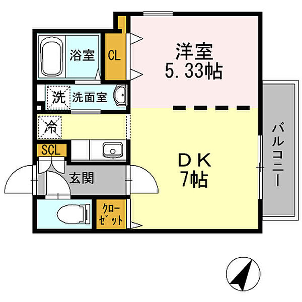 東京都豊島区池袋3丁目(賃貸マンション1DK・1階・33.03㎡)の写真 その2