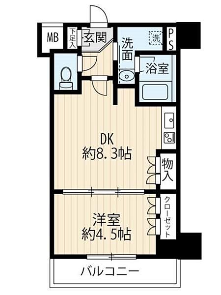 セジョリ大山 102｜東京都板橋区大山西町(賃貸マンション1DK・1階・32.34㎡)の写真 その2