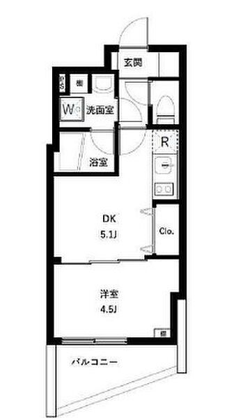 ＷＨＡＲＦ板橋本町 502｜東京都板橋区宮本町(賃貸マンション1DK・5階・25.37㎡)の写真 その2