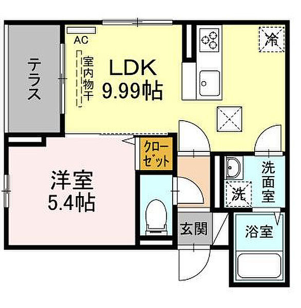 ラリュール徳丸 103｜東京都板橋区徳丸1丁目(賃貸アパート1LDK・1階・35.53㎡)の写真 その2