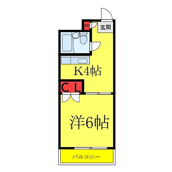 アーバンコロニー滝野川 303｜東京都北区滝野川5丁目(賃貸マンション1K・3階・19.44㎡)の写真 その2