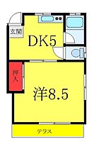 吉川荘 101 ｜ 東京都北区上十条2丁目（賃貸アパート1DK・1階・25.00㎡） その2