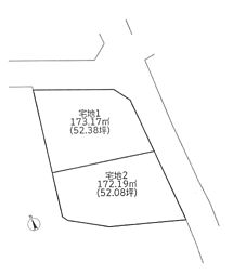 物件画像 土地　厚木市上荻野　１区画