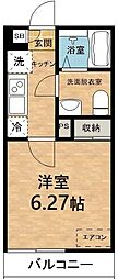 GRANDIOR 1Kの間取図画像
