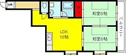 ファーストプラザ 2LDKの間取図画像