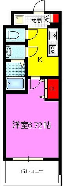 La Douceur荒本 1104｜大阪府東大阪市荒本北２丁目(賃貸マンション1K・11階・23.58㎡)の写真 その2