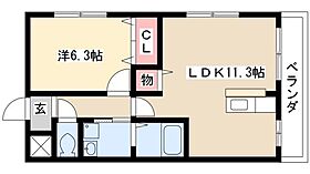 スプリング  ｜ 愛知県北名古屋市徳重御宮前24（賃貸アパート1LDK・1階・41.60㎡） その2