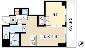 SK　BUILDING-7  ｜ 愛知県名古屋市西区山木2丁目13（賃貸マンション1LDK・5階・37.35㎡） その2