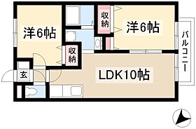 サンガーデン枇杷島  ｜ 愛知県名古屋市西区枇杷島5丁目29-21（賃貸アパート2LDK・2階・51.40㎡） その2