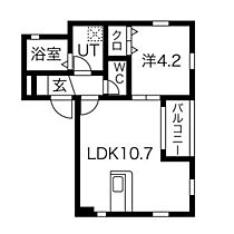 DEVELD菊井  ｜ 愛知県名古屋市西区菊井1丁目36-4-1（賃貸アパート1LDK・2階・35.40㎡） その2