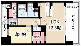 グランパセオ名駅那古野  ｜ 愛知県名古屋市西区那古野2丁目1-15（賃貸マンション1LDK・14階・48.18㎡） その2