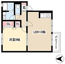 カーサ・みやにしＡ  ｜ 愛知県北名古屋市六ツ師宮西8（賃貸アパート1LDK・2階・50.30㎡） その2