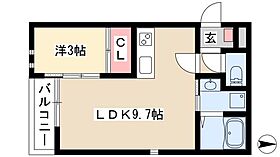 GRANDTIC オードリーI  ｜ 愛知県名古屋市西区万代町2丁目50-3（賃貸アパート1LDK・1階・30.17㎡） その2