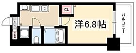 ライジングコート名古屋駅前東  ｜ 愛知県名古屋市西区那古野2丁目1-6（賃貸マンション1K・7階・21.28㎡） その2