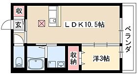 セジュール信長  ｜ 愛知県清須市土田3丁目4-20（賃貸アパート1LDK・1階・33.40㎡） その2