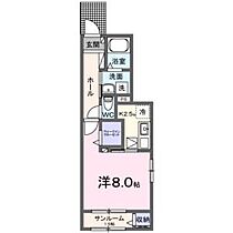 カーサV  ｜ 愛知県名古屋市北区楠味鋺2丁目105番地4（賃貸アパート1K・1階・33.20㎡） その2