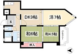 フルーヴェ1番館 2階