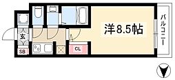 S-RESIDENCE志賀本通 1Kの間取図画像