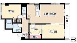ドミール小田井A棟 4階
