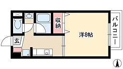 サープラスワン町田 1Kの間取図画像