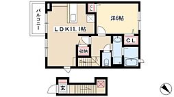 アユタシス南川 2階/-