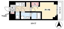 S-RESIDENCE平安通 1Kの間取図画像