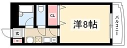 アベニュー・名駅 1Kの間取図画像