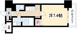 シャルマンソワレ名駅 1Kの間取図画像