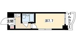 ライオンズマンション丸の内第5 1Kの間取図画像