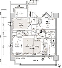 物件の間取り