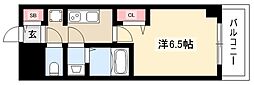 ファステート名古屋駅前ドリーム 1Kの間取図画像